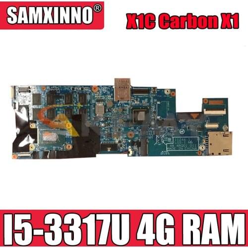 Akemy 48.4RQ01.021 For Lenovo ThinkPad X1 Carbon X1C Laptop Motherboard CPU I5 3317U 4G RAM 100% Test Work