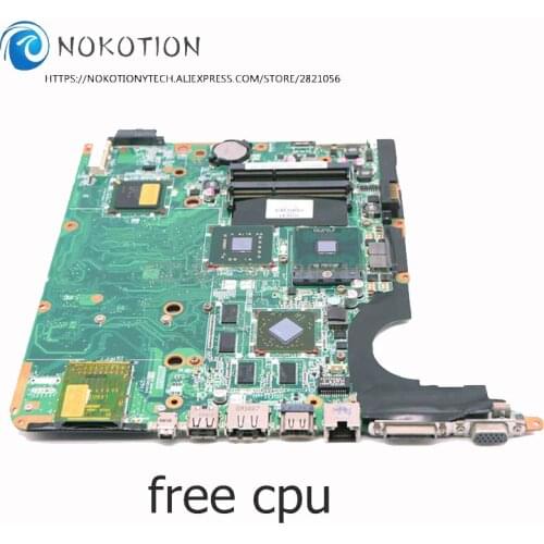 NOKOTION 578377-001 Laptop Motherboard For HP Pavilion DV6 DV6-1000 DV6-1304TX Mainboard GM45 DDR3 free cpu