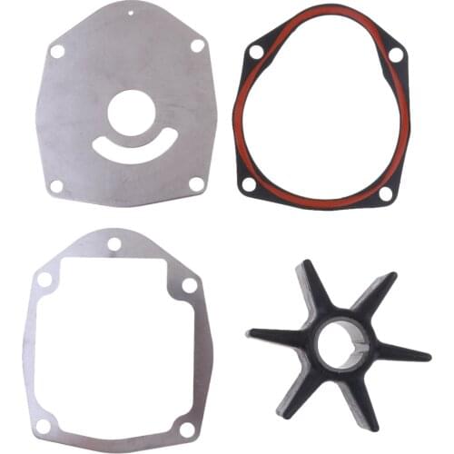 1 Set Marine Water Pump Impeller Repair Kit for Mercury Mariner Engines 47-43026K06 50-300 HP Rubber Metal Repair Service Kit