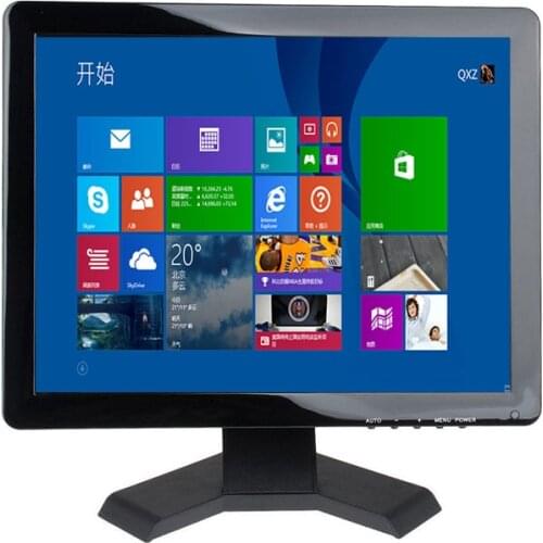 HD 1280x1024 19" 5:4 Cheap Desktop CCTV Security Computer Display Monitor With AV/BNC/VGA/HDMI/USB Interface