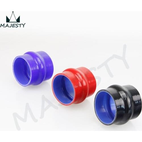 3" 76mm Hump Straight Silicone Hose Intercooler Coupler Tube Pipe 5PCS