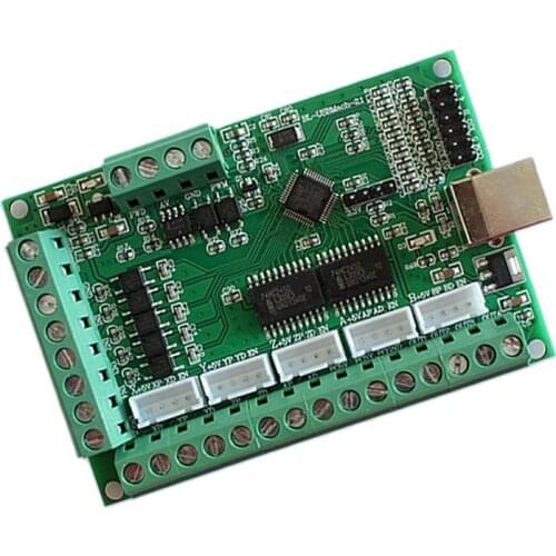 MACH3 V2.1 Five-axis engraving machine motherboard Stepper motor drive interface board cnc Motion control card 5 axis