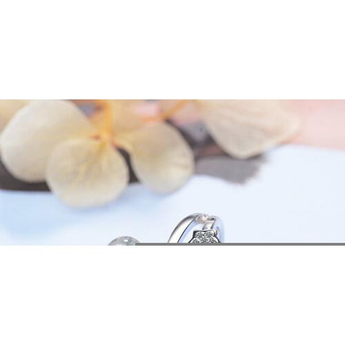 925 Sterling Silver Sparkling Zircon Star Opening Ring With Natural MoonstoneJewelry Birthday Gifts For Women S-R374