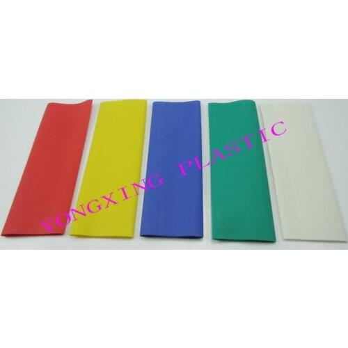 7meter/lot 20mm 7 color heat shrink tubing shrink ration 2:1 red yellow blue green black white trhansparent color