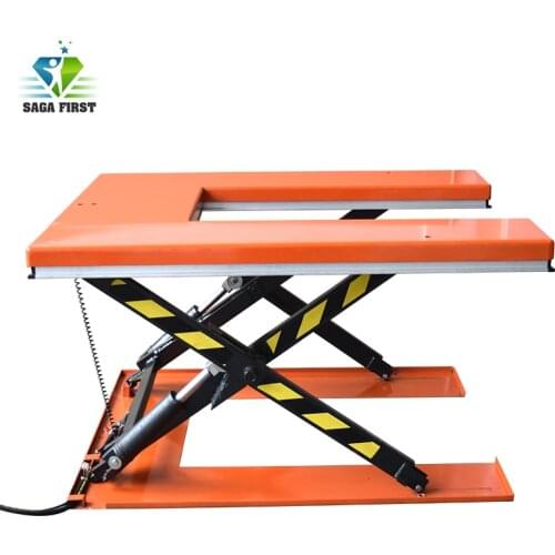 U shape low-type lift platform/stationary platform vehicle