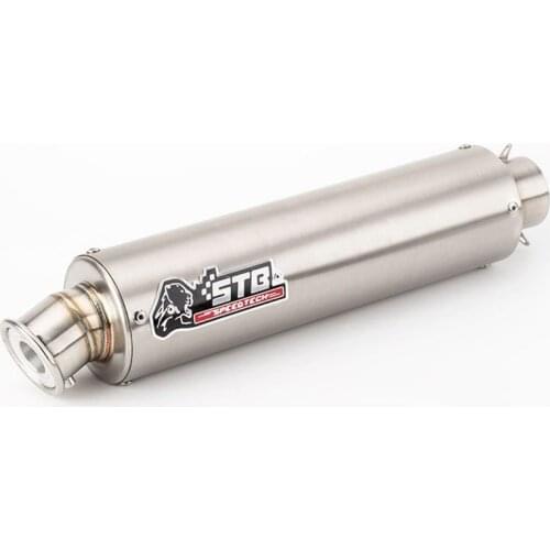 51MM Universal Motorcycle Exhaust Pipe Muffler Exhaust Tip for Gsxr125 Tmax 500 Mt07 Ktm Duke 125 Yamaha Muffler Exhaust Tip