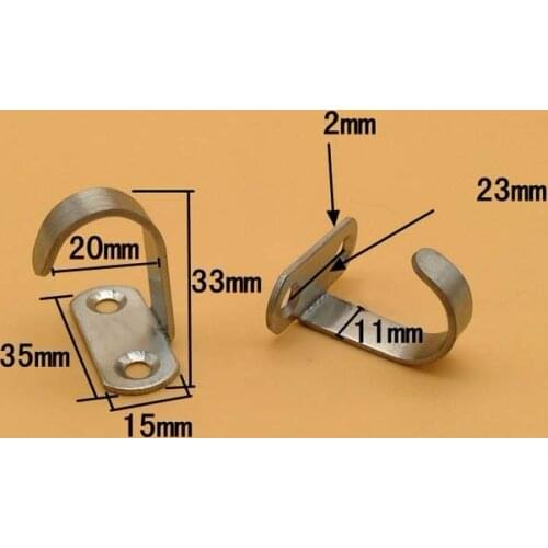 Top celling hook hanger steel single hooker cupboard clothes hat home furniture hardware thicken 2mm cliver drop hanger hock