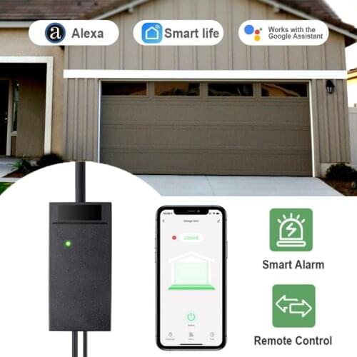 Wifi Garage Door Controller Switch For Tuya Smart life APP Remote Conrtrol Wireless Automation Work with Alexa Google Home