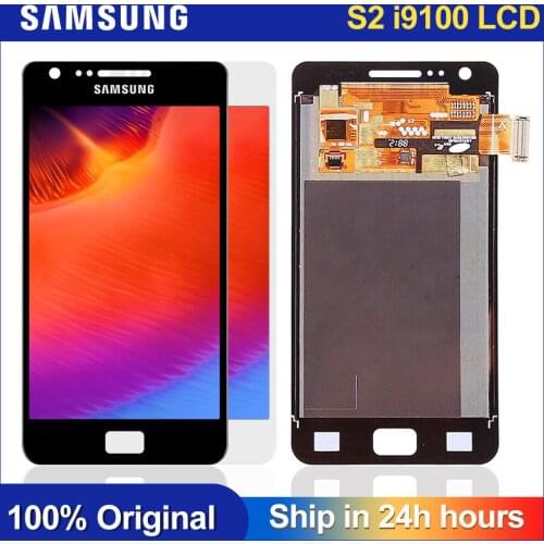 4.3 inch For Samsung Galaxy SII S2 i9100 Super AMOLED LCD Display Touch Screen LCDs Digitizer Assembly Free Shipping