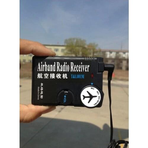 NEW 1PC Mini Airband Radio Receiver for Airport Ground Support HAM Radio