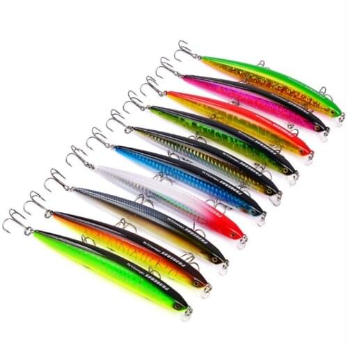 1Pcs New Minnow Fishing lures 12.5cm 13.5g Wobblers Crankbait Artificial Hard Baits With 6# High Carbon Steel Hook Carp Fishing
