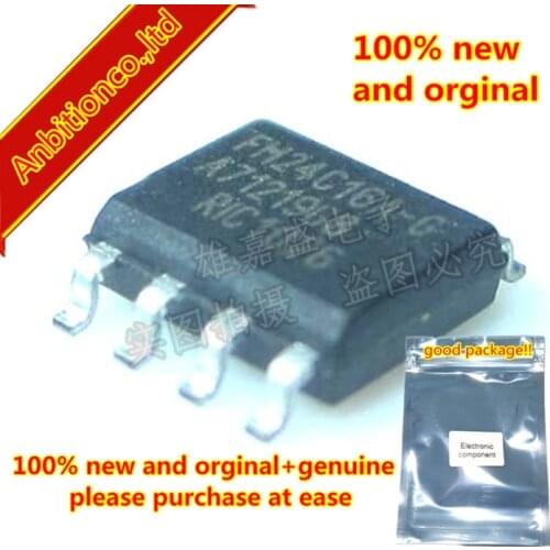 10pcs 100% new and orginal FM24C16 FM24C16A FM24C16A-G SOP8 16Kb FRAM Serial Memoryin stock