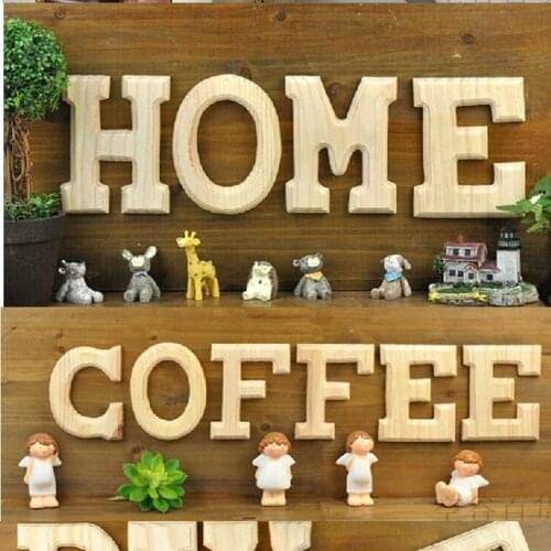 156x Wooden A-Z Letters Children Educational Tray Scrapbook Embellishment Crafts