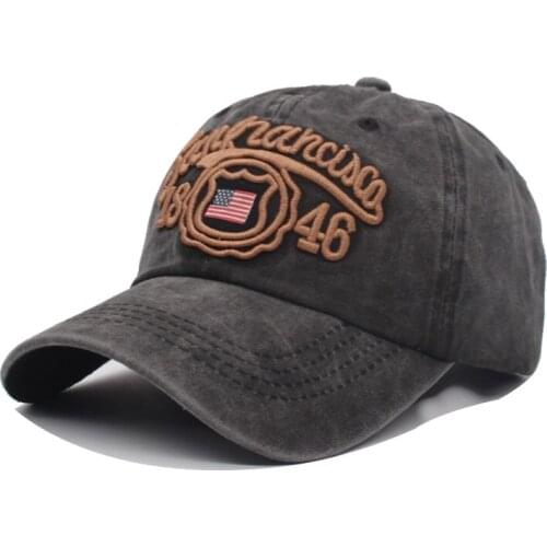 Womens Baseball Cap Mens Dad Hat Caps For Women Cotton Snapback Trucker Cap Gorra Letter Bone Summer USA Flag Baseball Hat New