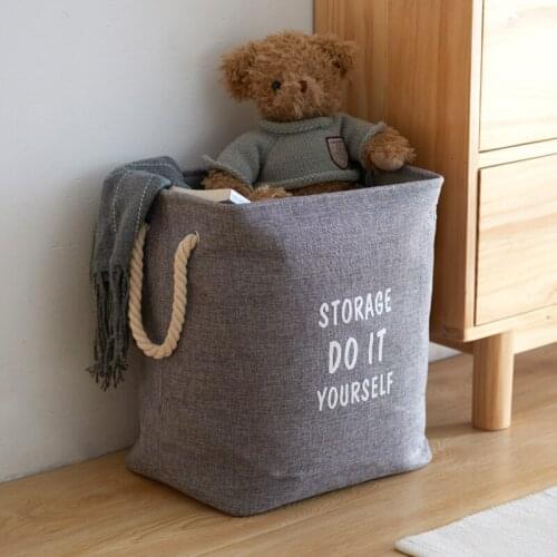 Large Laundry Basket Sundries Storage Basket Toys Storage Box Dirty Clothes Basket with Handle