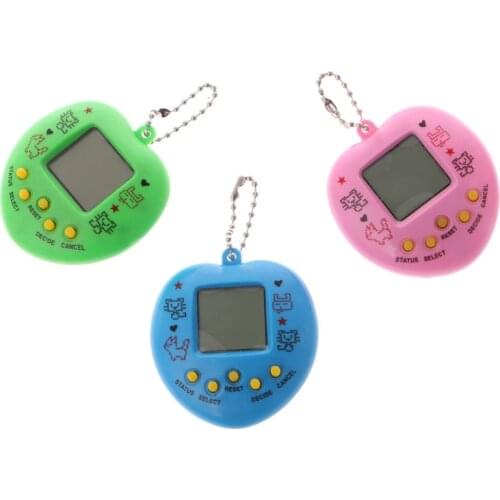K3NB Electronic Pet Game Machine Tamagochi Learning Education Toys With Chain