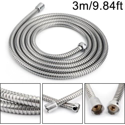 10ft Shower Head Hose Handheld Extra Long Stainless Steel Bathroom Flexible