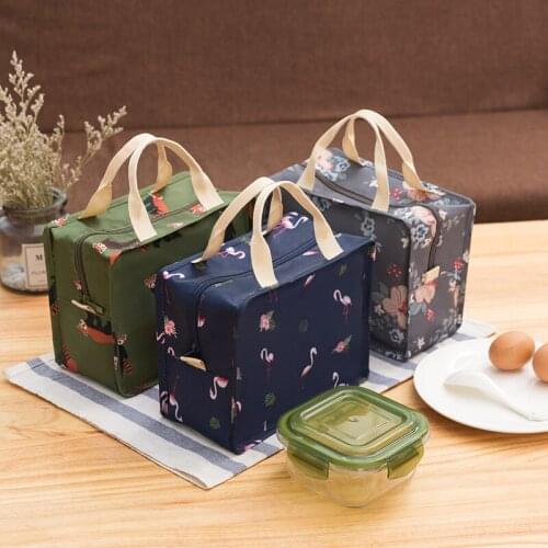 Insulation Lunch Box For Women Student Kid Portable Insulated Lunch Bag Thermal Food Picnic Lunch Bag School Food Storage Bags