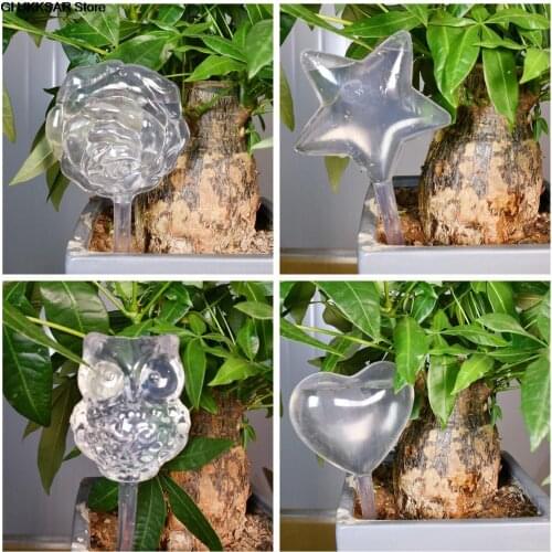 Rose Water Houseplant Plant Pot Bulb Little Owl Automatic Self Watering Device Plant Watering Equipment Gardening Tools