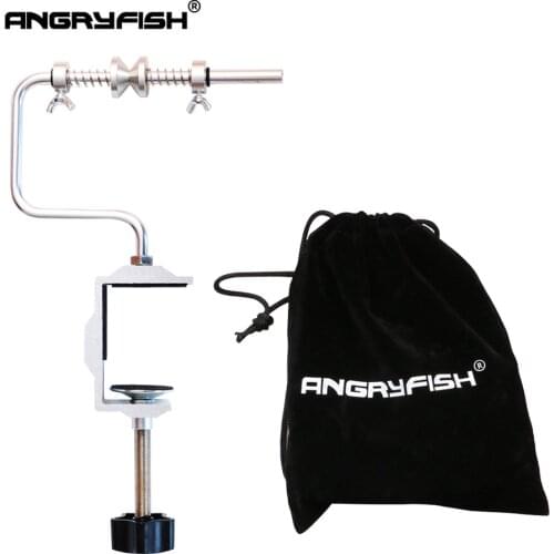 Angryfish Fishing Line Spooler With Clamp Fishing Reel Line Spool Spooler System Curved Fishing Line Winder