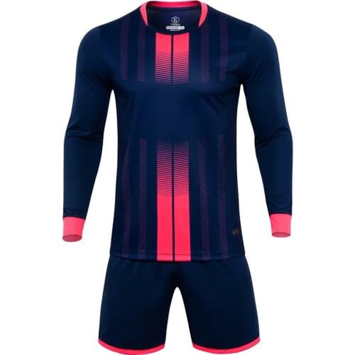 Men Boys Women Kids Long Sleeve Soccer Jerseys Set Sports Training Uniforms Survetement Football Jersey Shirt Sets Print Custom