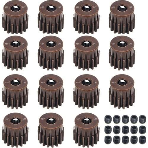 SURPASS HOBBY 48DP 3.175mm 13T-35T Metal Pinion Motor Gear Set for 1/10 RC Car Truck Spare Parts