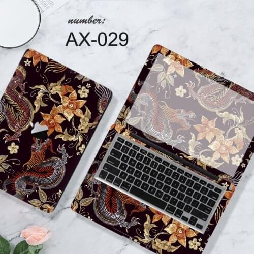 Dragon pattern Laptop Skin Notebook Sticker for Macbook Pro 13 with Touch Bar A1706 A1989 A2159 / pro 13 A2289 / A1502 A1425