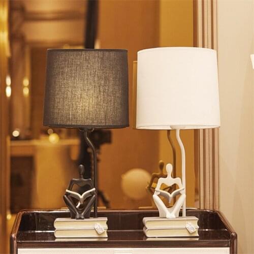 Nordic Bedroom Reading Character Table Lights Living Room Study Office Interior Design Lighting Childrens Room Table Lamps E27