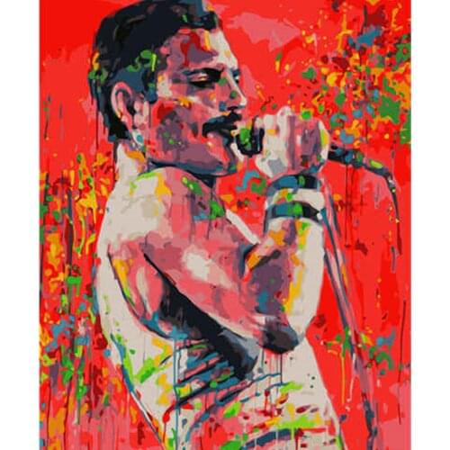 Frame Diy Olie Paint By Number Door Bumbers Abstract Acryl Ver Met Nummers Voor Volwassenen Thuis Decors Gift Easy 40X50Cm