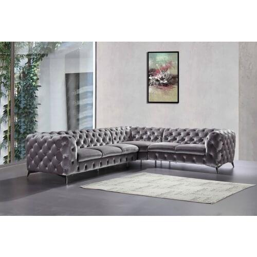 Modern living room sofa set fabric sofa design l shape sofa set corner sofa