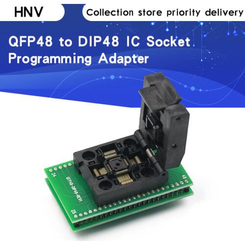 QFP48 to DIP48 IC Test Socket 0.5mm Picth /LQFP48 tO DIP48 Programming Adapter / TQFP48 to DIP48Adapter