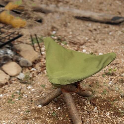 Outdoor Equipment Portable Folding Tripod Stool Cloth Travel Fishing Hiking Camping Chair Picnic Multitool Finishing Accessories