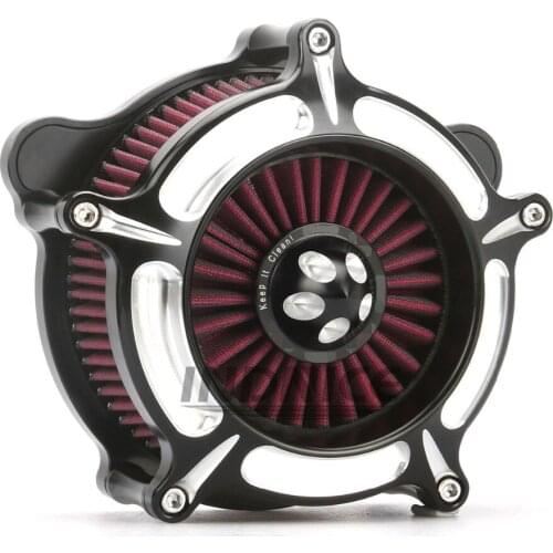 Turbine Spike air intake for harley softail Fat Boy 2018-20 black air filters for harley street glide roadking models 2017-2020