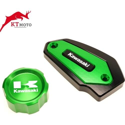 For KAWASAKI Z900 Z650 Z800 ER6N/F VERSYS650 Motorcycle CNC High quality Rear & Front Brake Fluid Reservoir Cap Cylinder cove