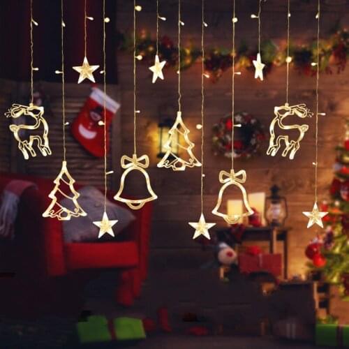 Star lights christmas tree lights led lights flashing lights string lights gypsophila Christmas ornaments