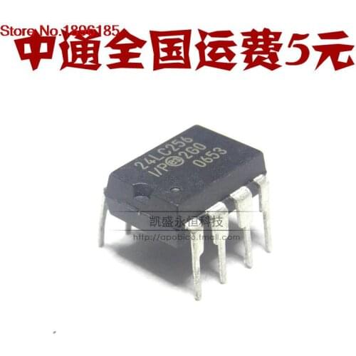 5Pcs 24LC256-I/P DIP-8 256KBIT I2C EEPROM I2C™ Serial EEPROM Family Data Sheet IC NEW