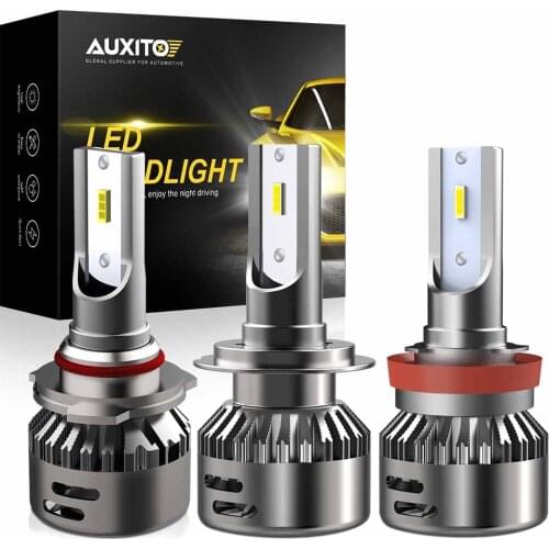 2pcs H7 H11 H4 LED 16000LM H8 H9 9005 9006 HB4 Car LED Headlight Hi-Lo Beam 12V COB Auto Car Fog Light Bulb 6500K White Lamp