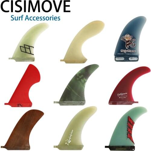 CISIMOVE GRAPHIC special fiberglass center fin single fin tail fin surf board fin longboard sup board
