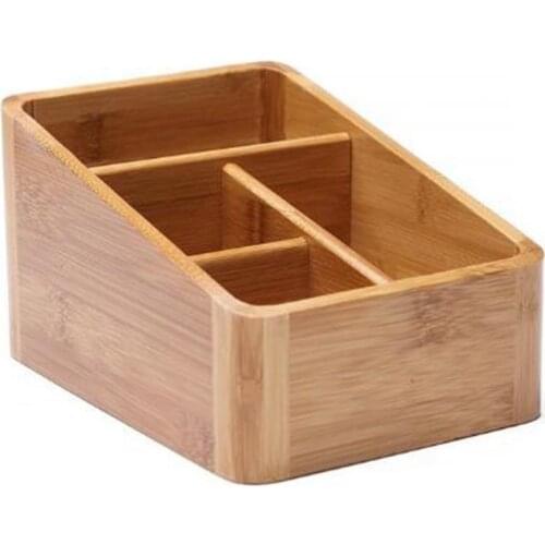 Remote Control Holder Key Collection Cosmetics Receipt Inclusion Organizer Storage Box Wooden Box Organizer Box