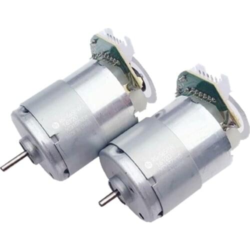 Mabuchi RS-365PW 16120 Speed Measuring Motor Encoder 6 Pin Plug High Precision Code Tray Optocoupler Motor DC 6V-12V 9V 6700RPM