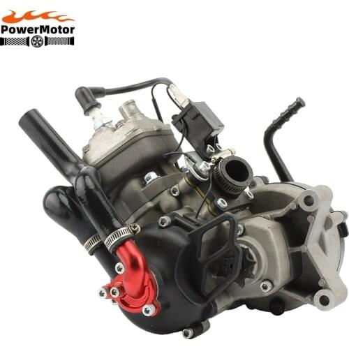 Motorcycle 49CC Water Cooled Engine for 05 50 SX 50 SX PRO SENIOR Dirt Bike Pit Bike Cross With Start Lever