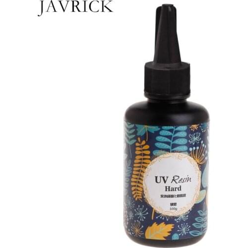 UV Resin DIY Epoxy Resin Handmade Jewelry Making Curing Hard Glue Quick Dry Safe Non Toxic Transparent Solidify 100g