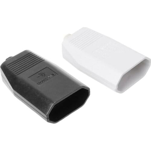 European Standard Female Hole Socket Two-pole Power Extension Cord Plug Outlet