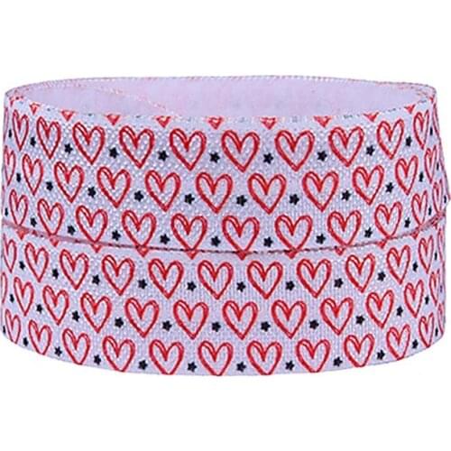 FLRA FOE FLORA ribbon wholesale valentine forever love foe fold over elastic ribbon