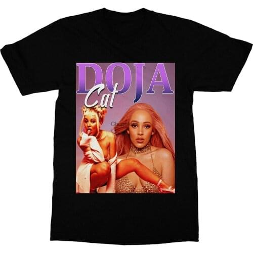 Vintage Style Doja TShirt Cool Casual Sleeves Cotton T Shirt Custom Shirt Personalized Tee Black
