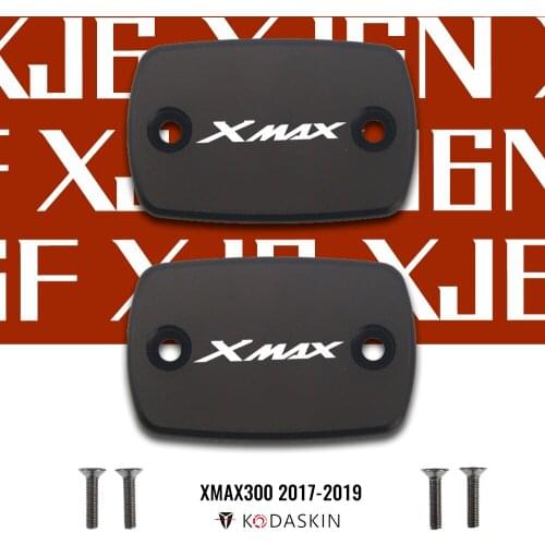 KODASKIN CNC Aluminum Brake Fluid Reservoir Tank Cap Front Brake Cap for YAMAHA X max Xmax300 2017 2018 2019