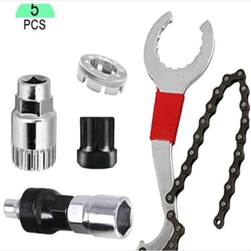 Bicycle Repair Tool Kits Flywheel Removal Chain Breaker Extractor Cutter Crank Puller Wrench MTB Road Bike Maintenance Set