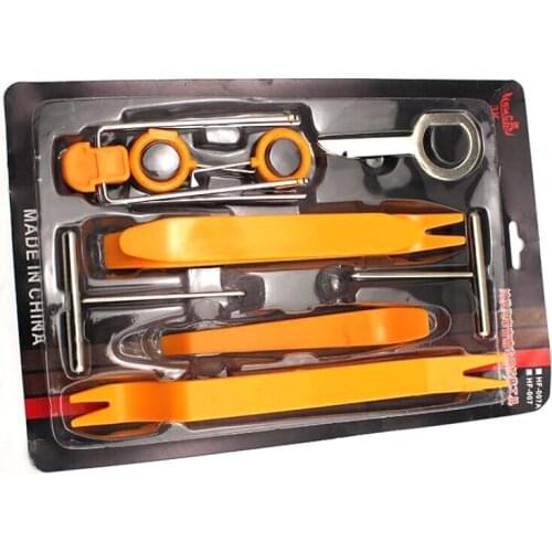 12pcs set Car Trim Removal Tools Kit Auto Panel Dash Audio Radio Removal Installer Repair Pry Tools Kit Fastener Removal
