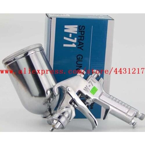 Japan HVLP W71 Manual W-71 Spray Gun Handle Paint Gun 400ml 0.8/1.0/1.3/1.5/1.8mm Car Coat Gun Furniture Painting Paint Pistol