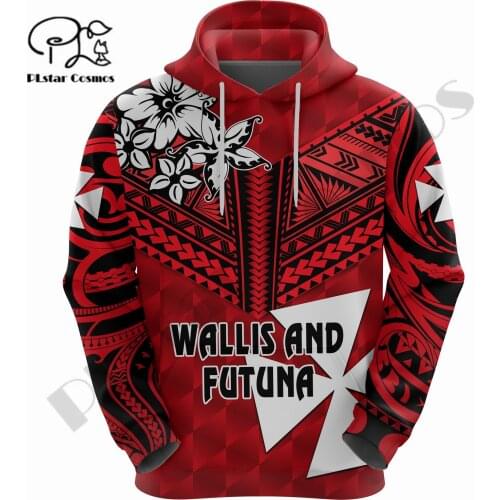 PLstar Cosmos 3DPrinted Newest Wallis and Futuna Futun Island Tribal Tattoo Uniuqe Streetwear Unisex Hoodies/Sweatshirt/Zip W-5